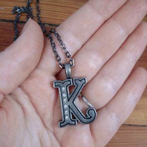 Letter "K" necklace